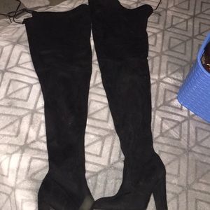 Tall thigh high boots!